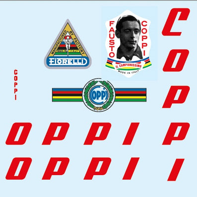 Coppi SET 6-Bicycle Decals