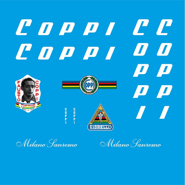 Coppi Set 780-Bicycle Decals