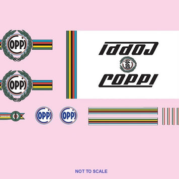 Coppi SET 7-Bicycle Decals