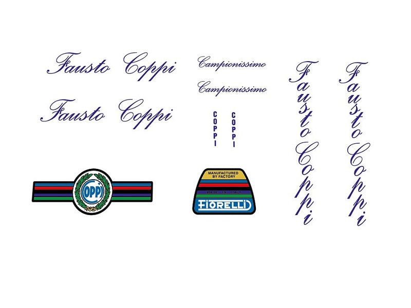 Coppi SET 9-Bicycle Decals