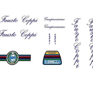 Coppi SET 9-Bicycle Decals