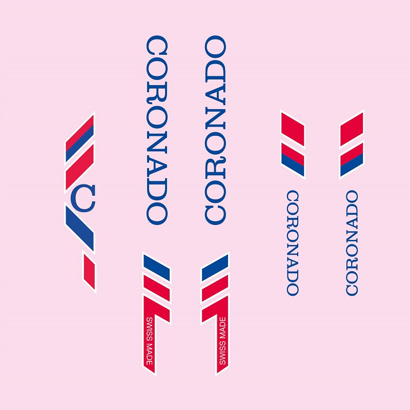 Coronado Set 100-Bicycle Decals