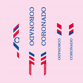 Coronado Set 100-Bicycle Decals