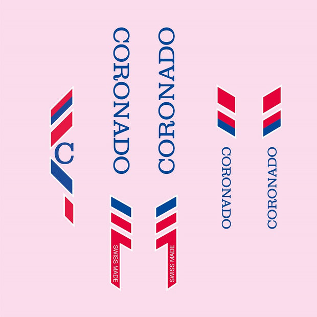 Coronado Set 100-Bicycle Decals
