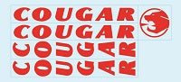Cougar SET 3-Bicycle Decals