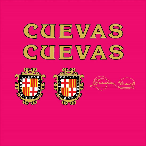 Cuevas Set 100-Bicycle Decals