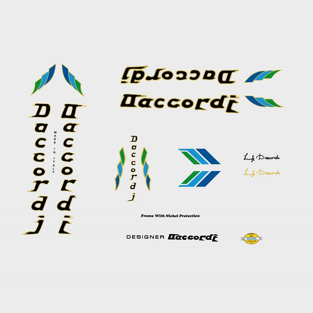 Daccordi SET 7-Bicycle Decals