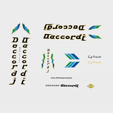 Daccordi Bicycle Decals / Stickers