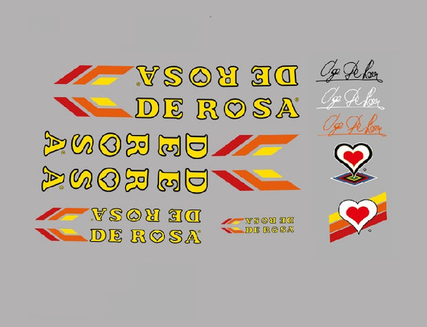 De Rosa Set 10-Bicycle Decals
