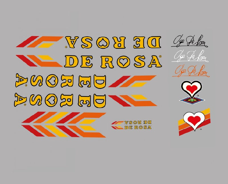 De Rosa Set 14-Bicycle Decals