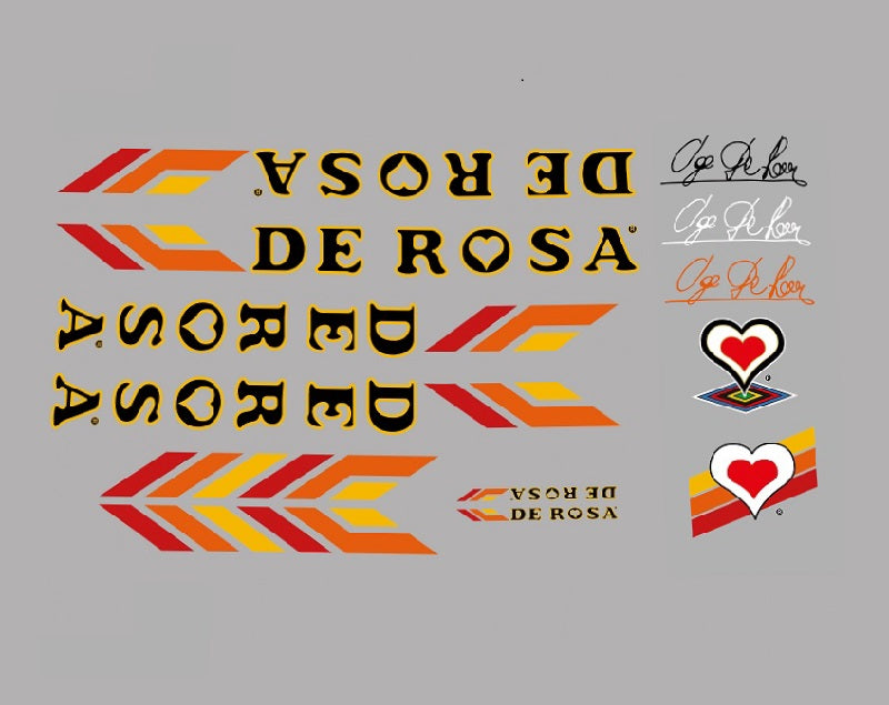 De Rosa Set 15-Bicycle Decals