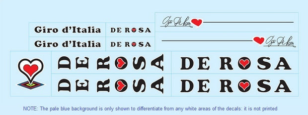 De Rosa Set 5-Bicycle Decals