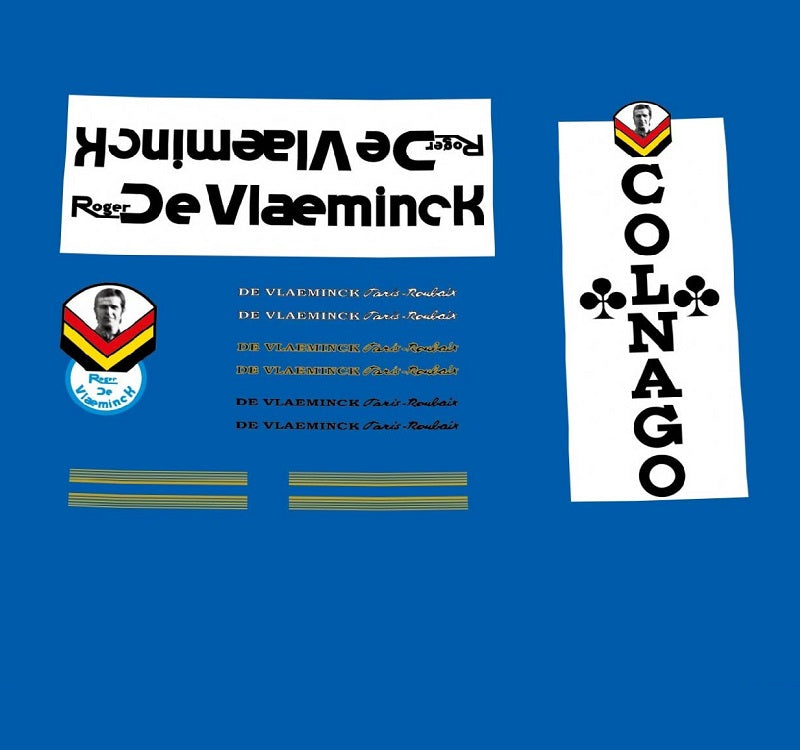 Roger de Vlaeminck Colnago Bicycle Decals
