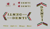 Mino Denti Bicycle Decals / Stickers