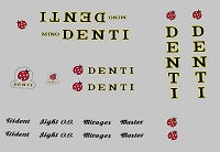 Denti Set 205-Bicycle Decals