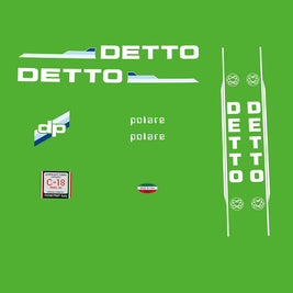 Detto Pietro Set 100-Bicycle Decals