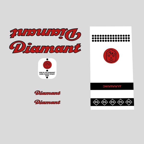 Diamant Set 400-Bicycle Decals