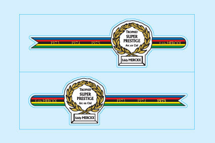 Eddy Merckx SET 3-Bicycle Decals
