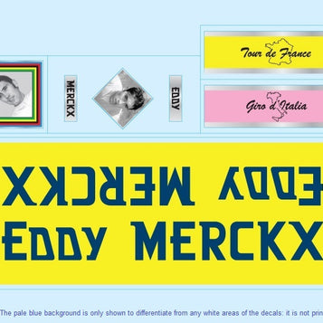 Eddy Merckx Set 10-Bicycle Decals