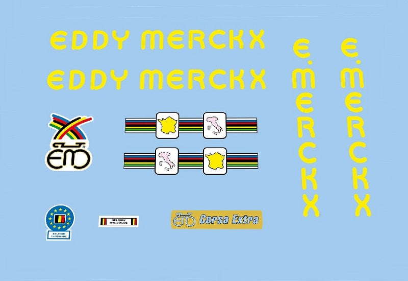 Eddy Merckx SET 13-Bicycle Decals
