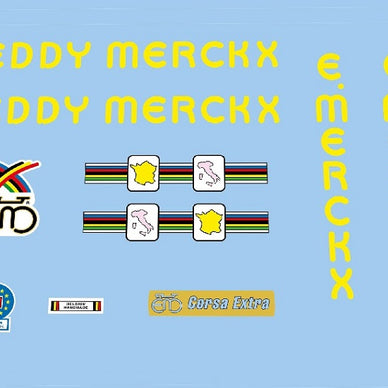 Eddy Merckx SET 13-Bicycle Decals