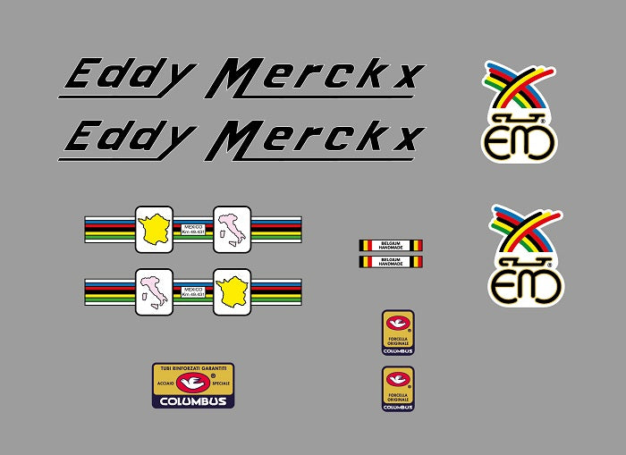 Eddy Merckx SET 14-Bicycle Decals