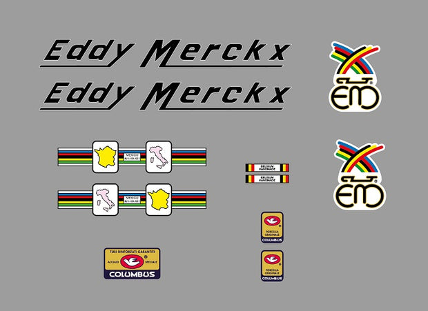 Eddy Merckx SET 14-Bicycle Decals