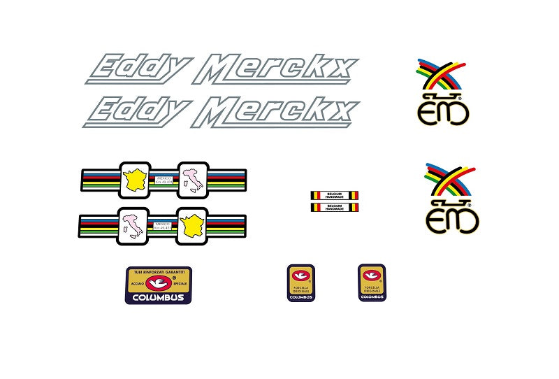 Eddy Merckx SET 15-Bicycle Decals