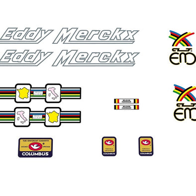 Eddy Merckx SET 15-Bicycle Decals