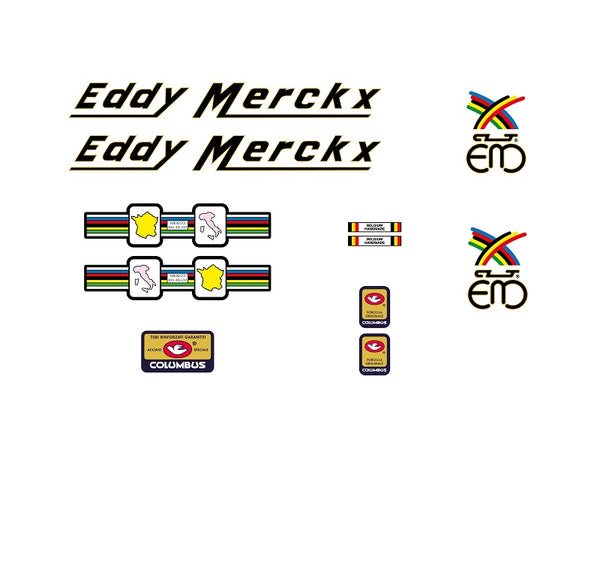 Eddy Merckx SET 50-Bicycle Decals