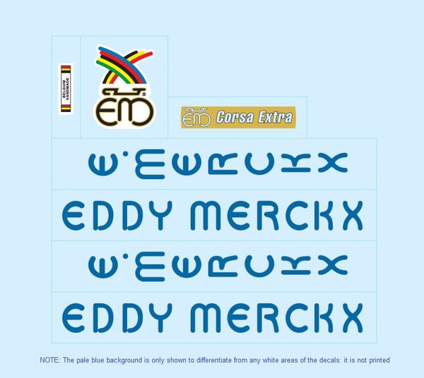 Eddy Merckx SET 500-Bicycle Decals