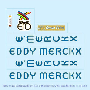 Eddy Merckx SET 7-Bicycle Decals