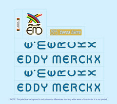 Eddy Merckx SET 7-Bicycle Decals