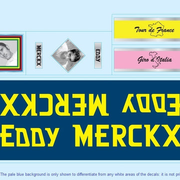 Eddy Merckx SET 9-Bicycle Decals