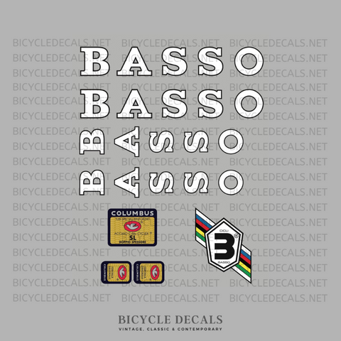 Basso Bicycle Decals / Stickers