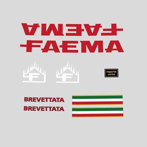 Faema Team Bicycle Decals / Stickers