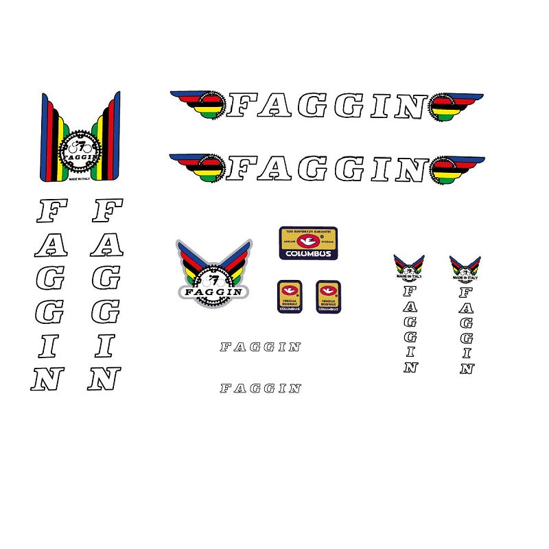 Faggin Set 01-Bicycle Decals