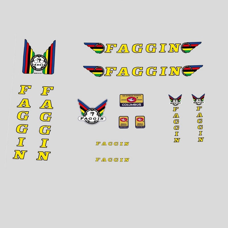 Faggin Set 100-Bicycle Decals