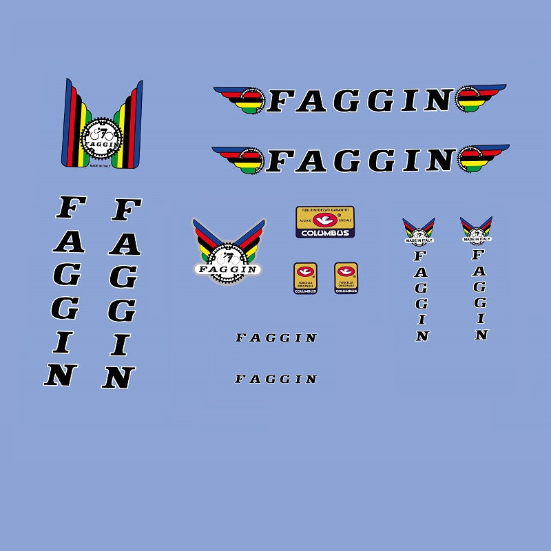 Faggin Set 105-Bicycle Decals