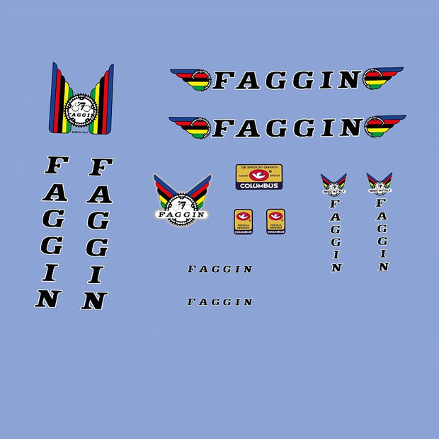 Faggin Set 105-Bicycle Decals