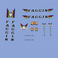 Faggin Set 105-Bicycle Decals
