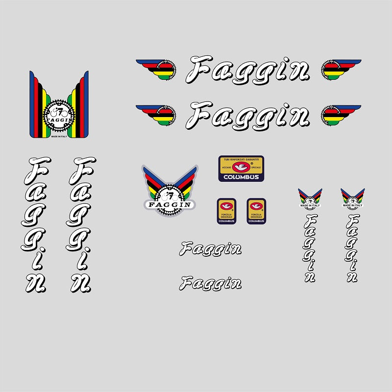 Faggin Set 203-Bicycle Decals