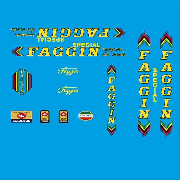 Faggin Set 300-Bicycle Decals