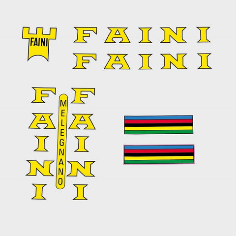 Faini Bicycle Decals / Stickers