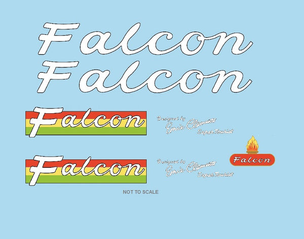 Falcon Set 1-Bicycle Decals