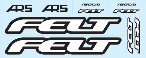 Felt Bicycle Decals / Stickers