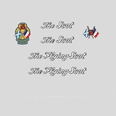 Flying Scot Bicycle Transfers / Decals / Stickers