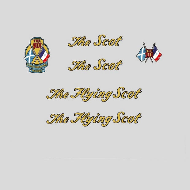 Flying Scot Set 03-Bicycle Decals
