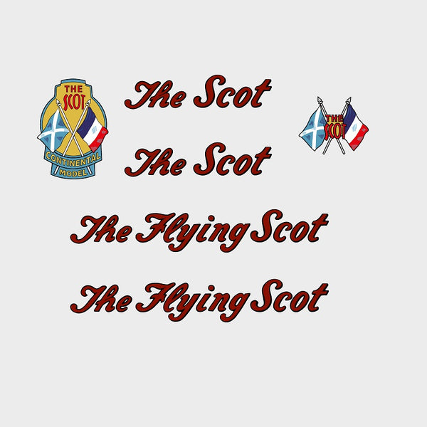 Flying Scot Set 04-Bicycle Decals