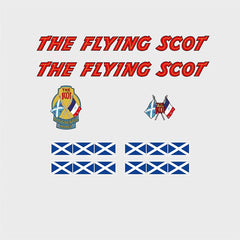 Flying Scot Set 100-Bicycle Decals